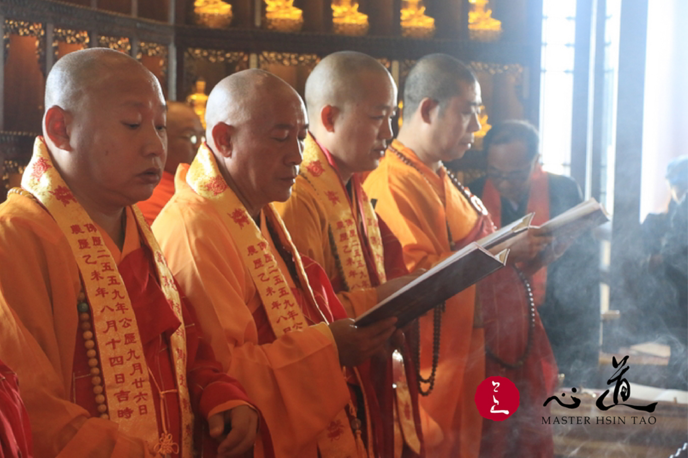 出席报恩寺万佛宝塔开光大典-心道法师