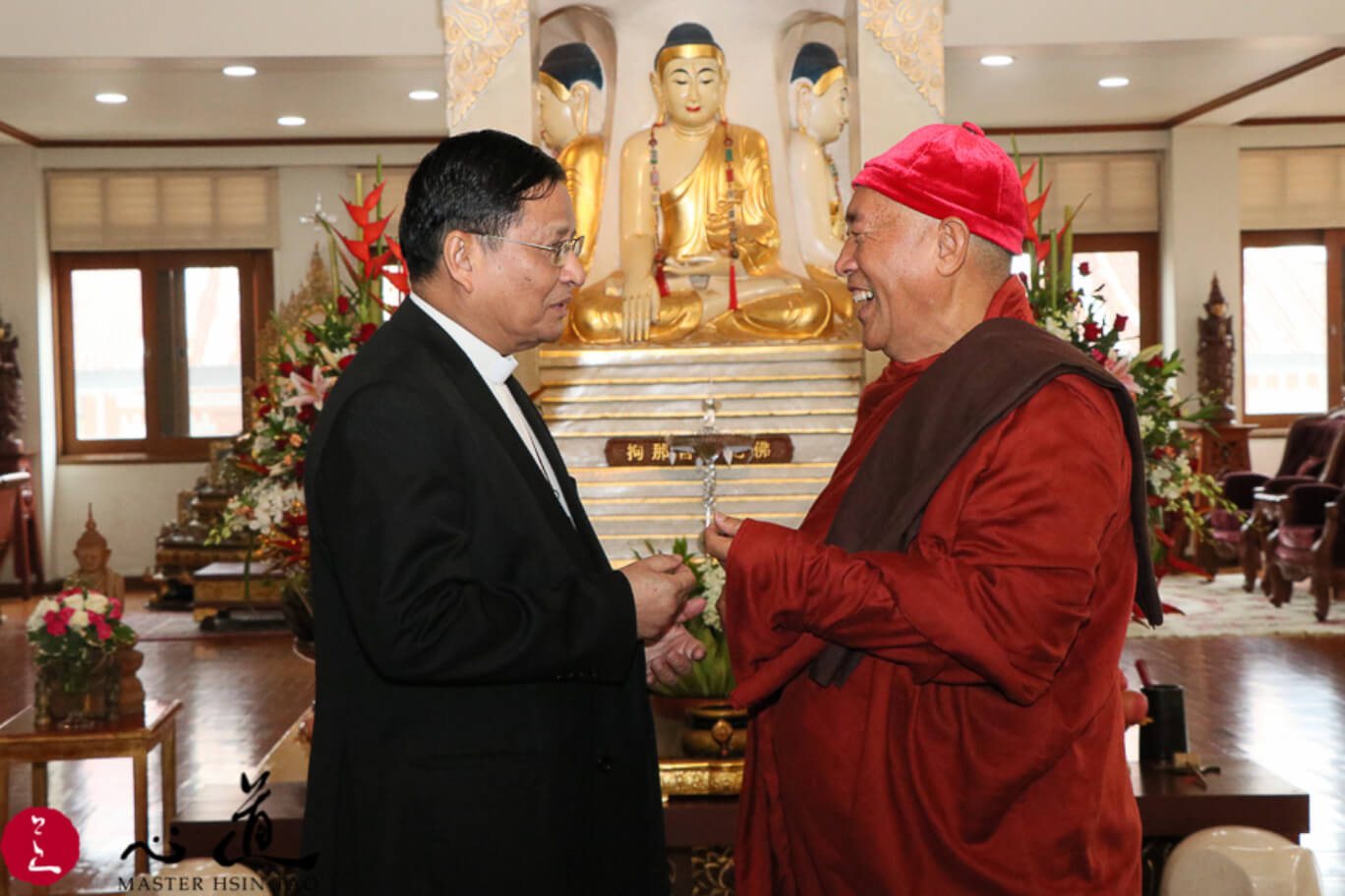天主教與佛教的和平交流-心道法師