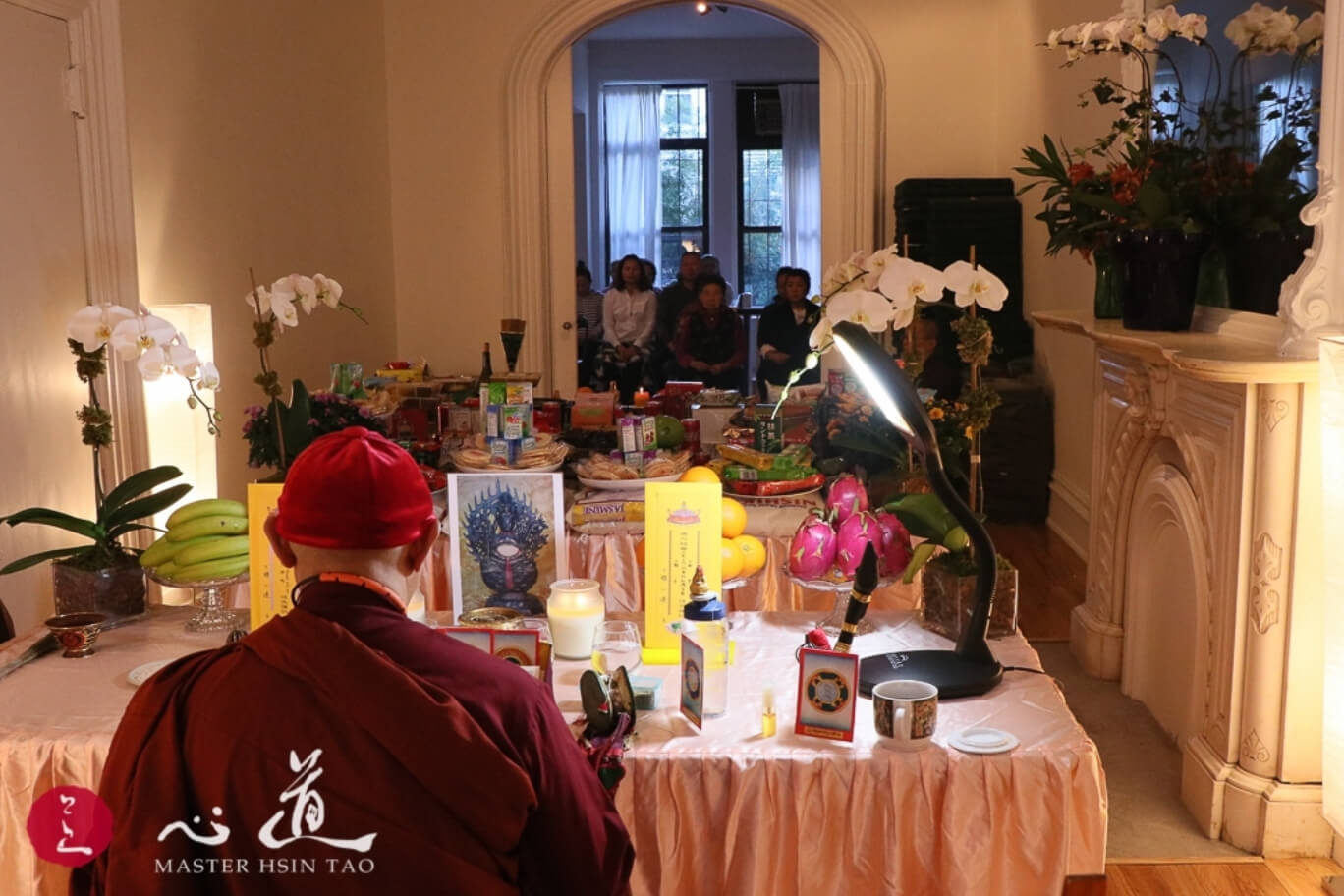 Food Offering Ritual in New York-MasterHsinTao