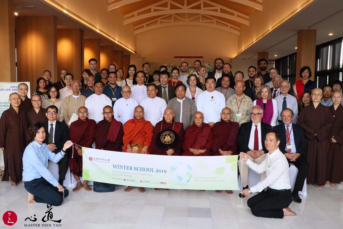 2019 Winter School - Peace Begins from Yangon-MasterHsinTao