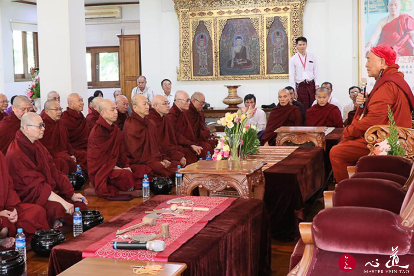 Monastic Experiential Program in Myanmar – Making Connection through Almround-MasterHsinTao