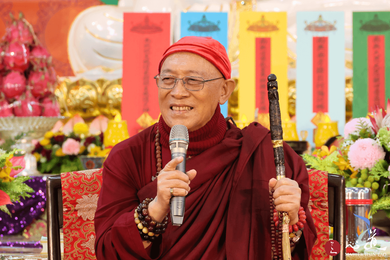 心道法师, 水陆法会, 心道法师于水陆法会外坛开示, 灵鹫山
