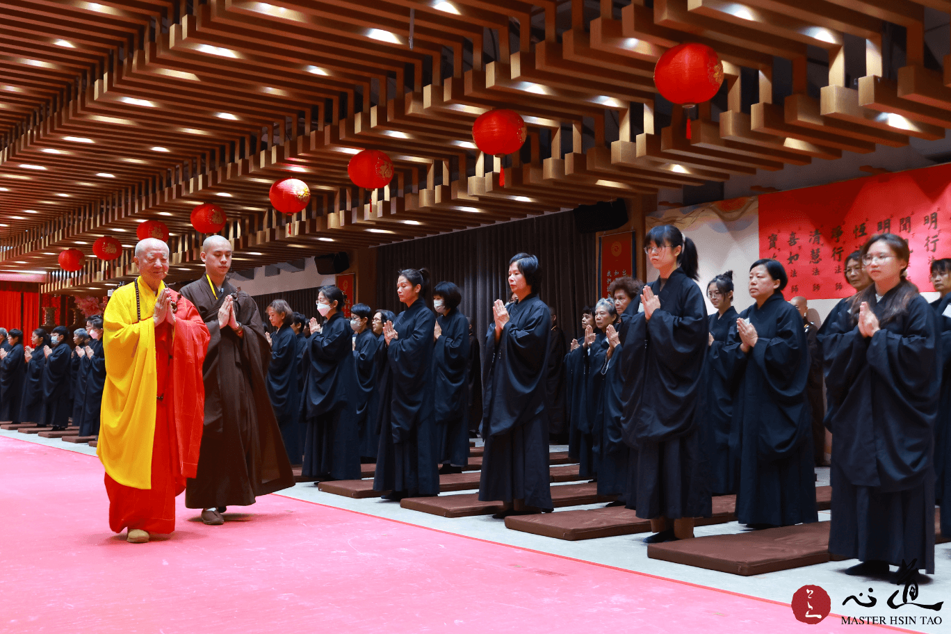 心道法师, 五戒, 菩萨戒, 正授, 正授佛事与戒子, 灵鹫山